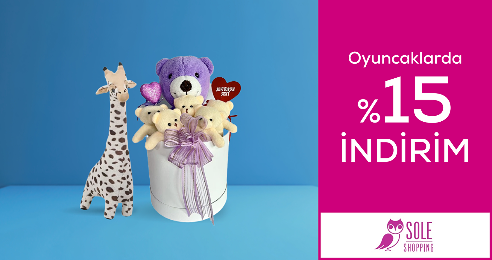 Oyuncaklarda %15 İndirim!