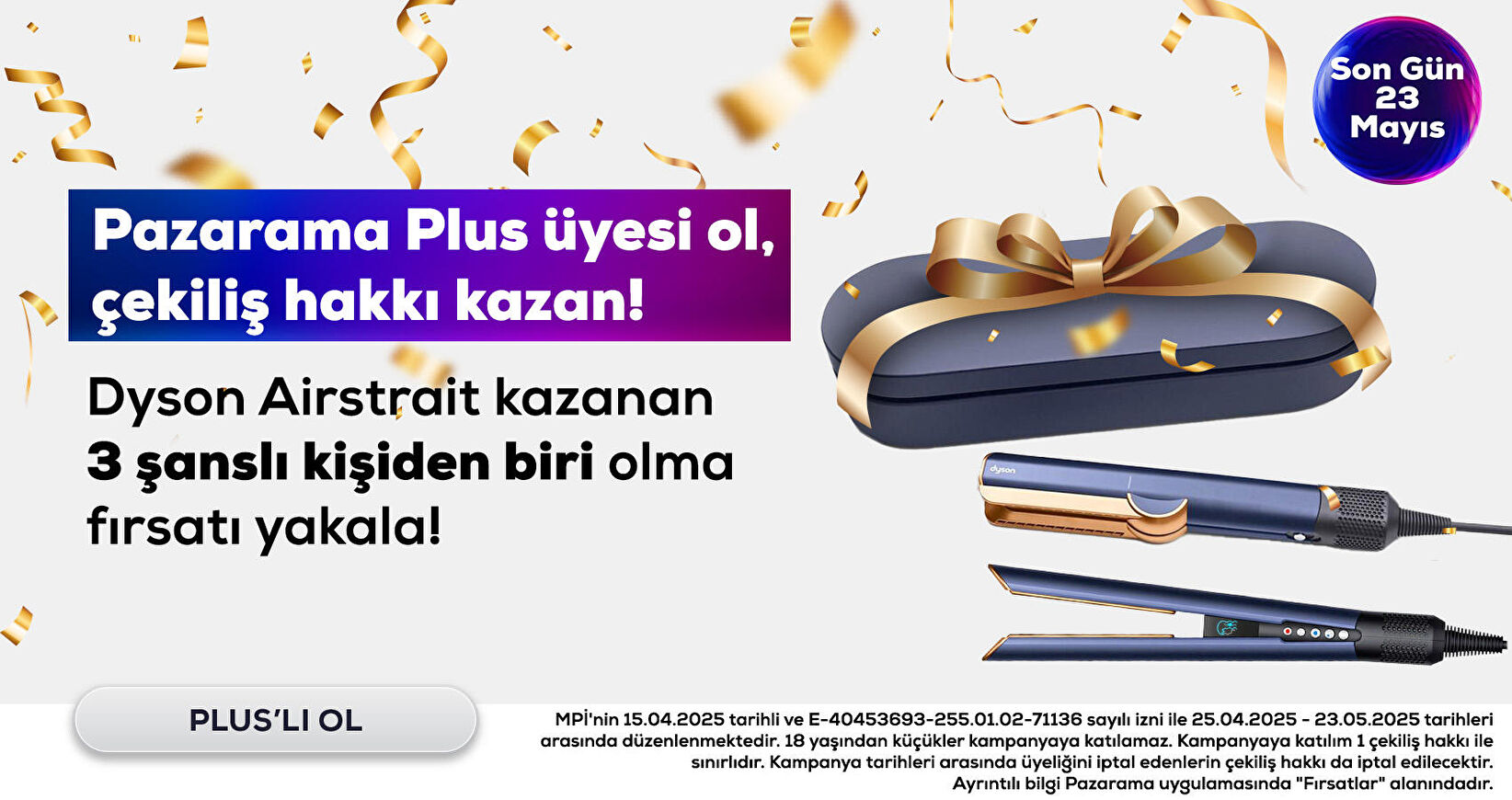 Pazarama Plus Çekiliş