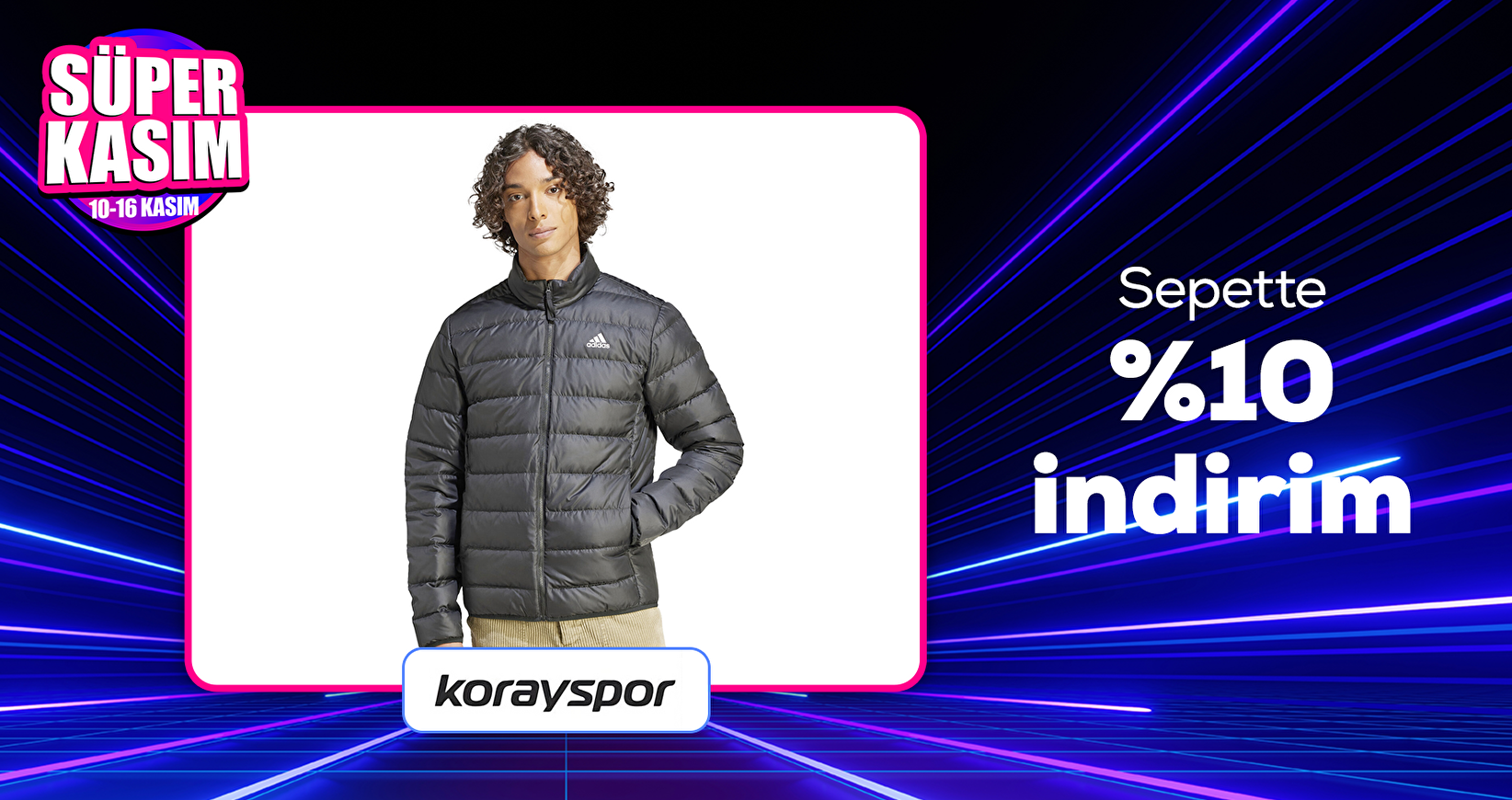 Koray Spor Sepette %10 İndirim