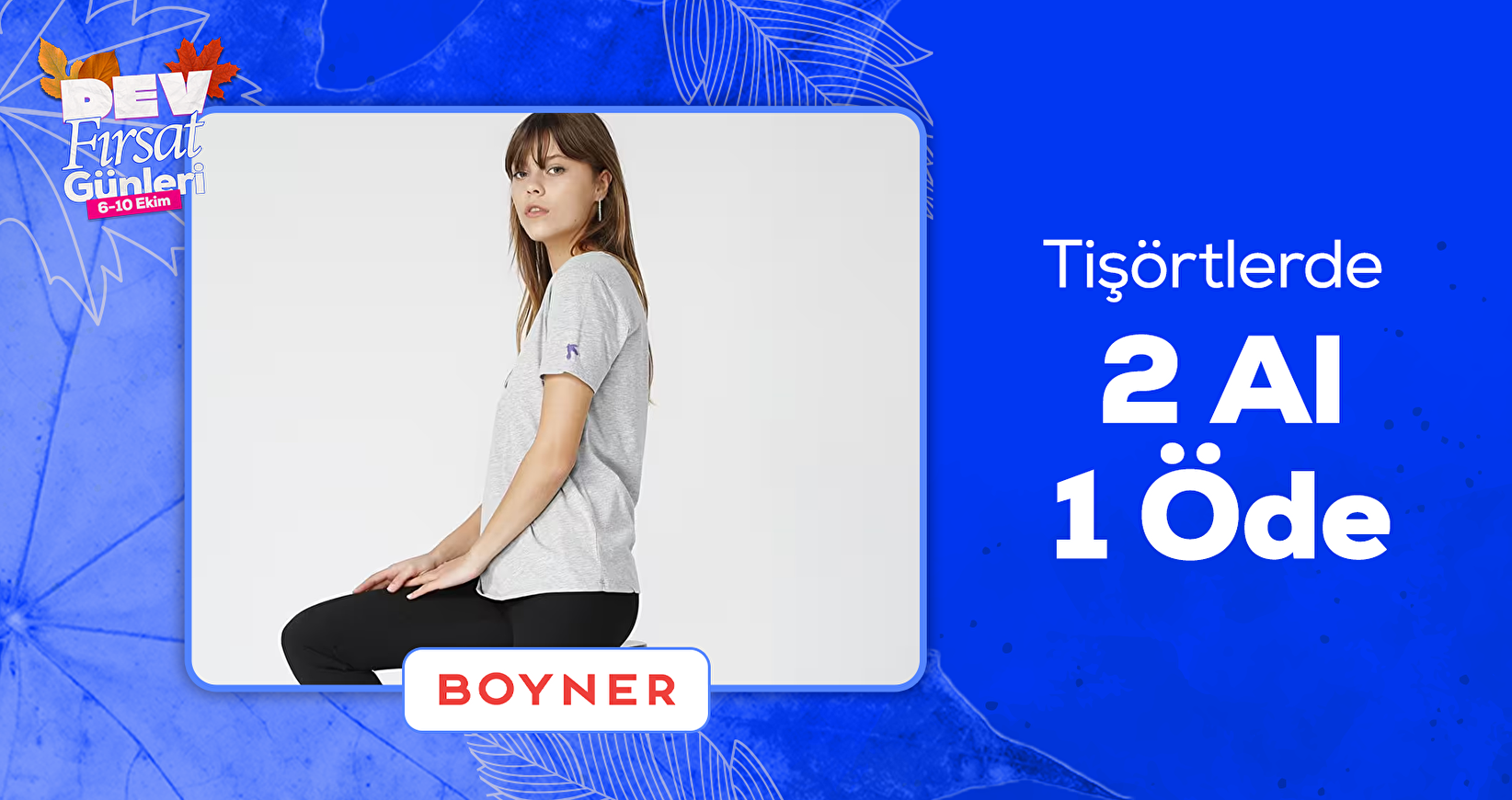 Boyner tişörtlerde 2 al 1 öde