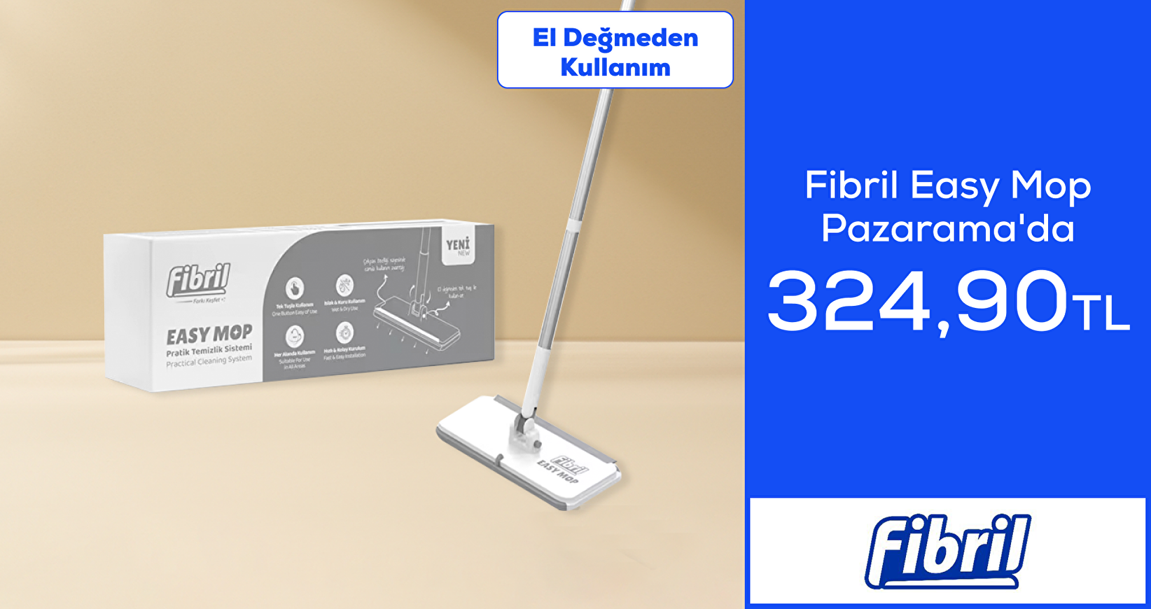 Fibril Easy Mop Pazarama'da