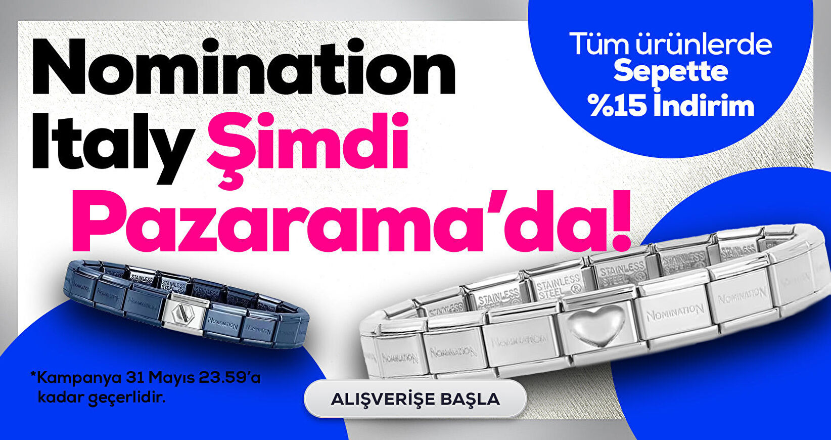 NOMINATION ITALY OFFICIAL'de Sepette %15 İndirim!