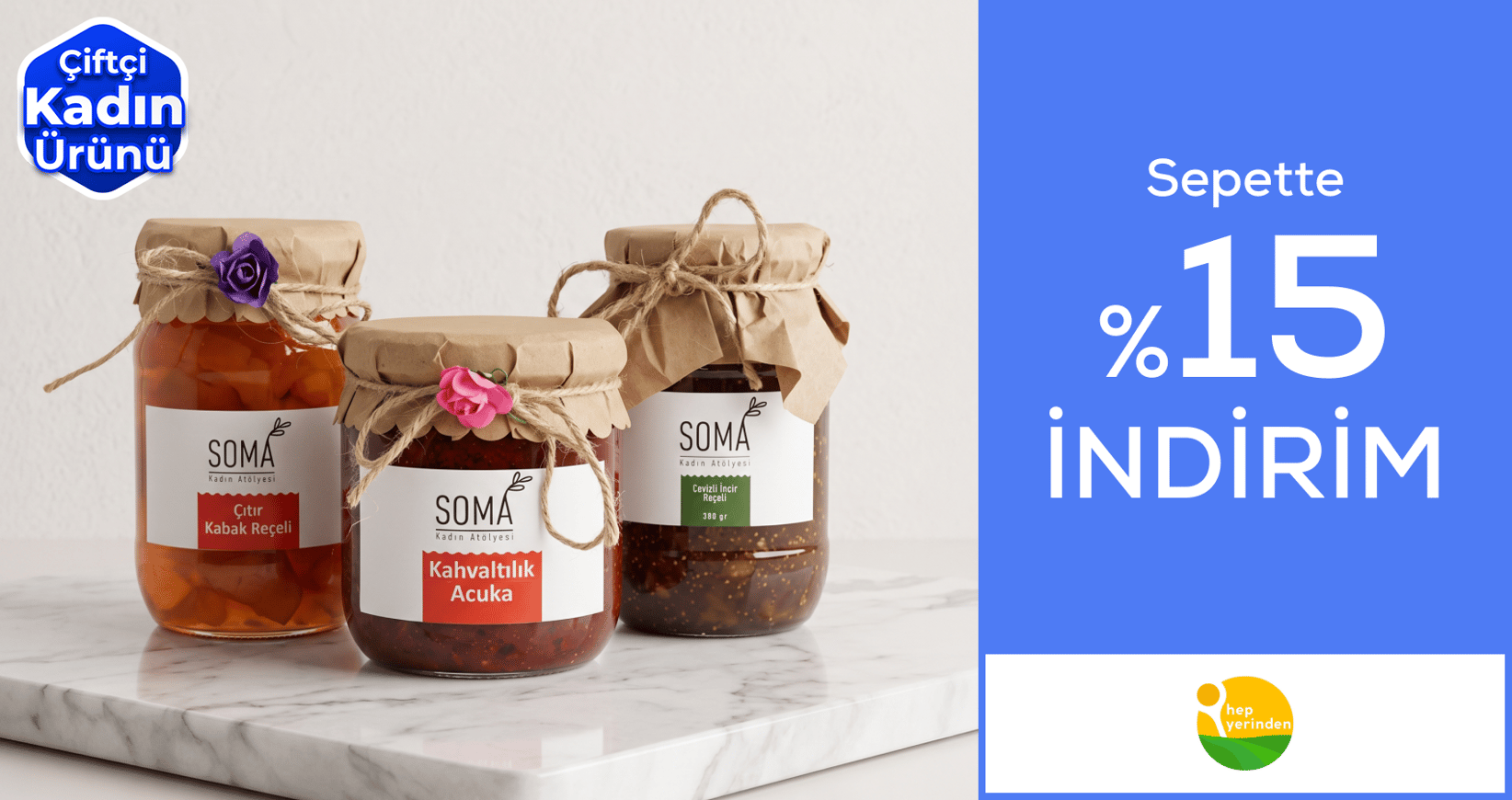 Hepyerinden Kooperatifi %15 İndirim