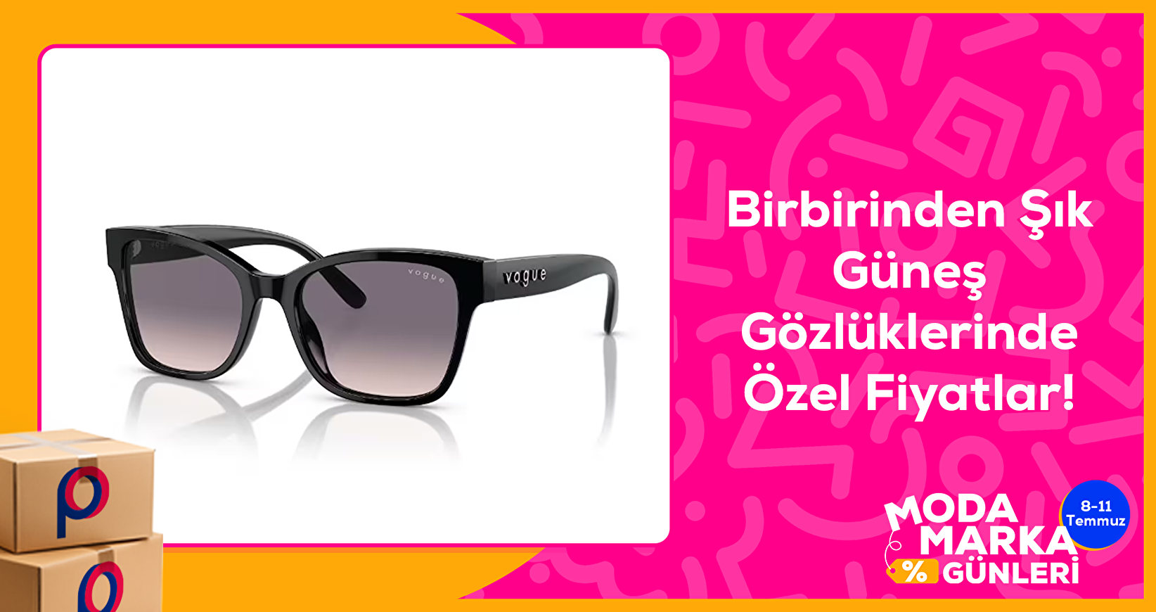 Birbirinden şık güneş gözlüklerinde özel fiyatlar