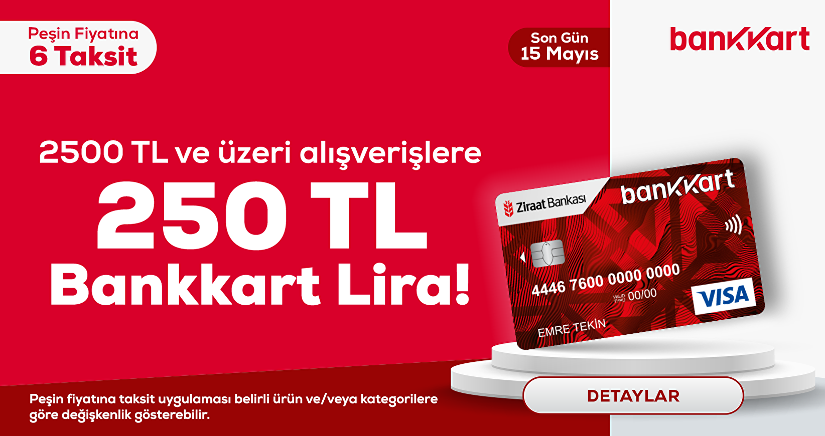 250 TL Bankkart Lira