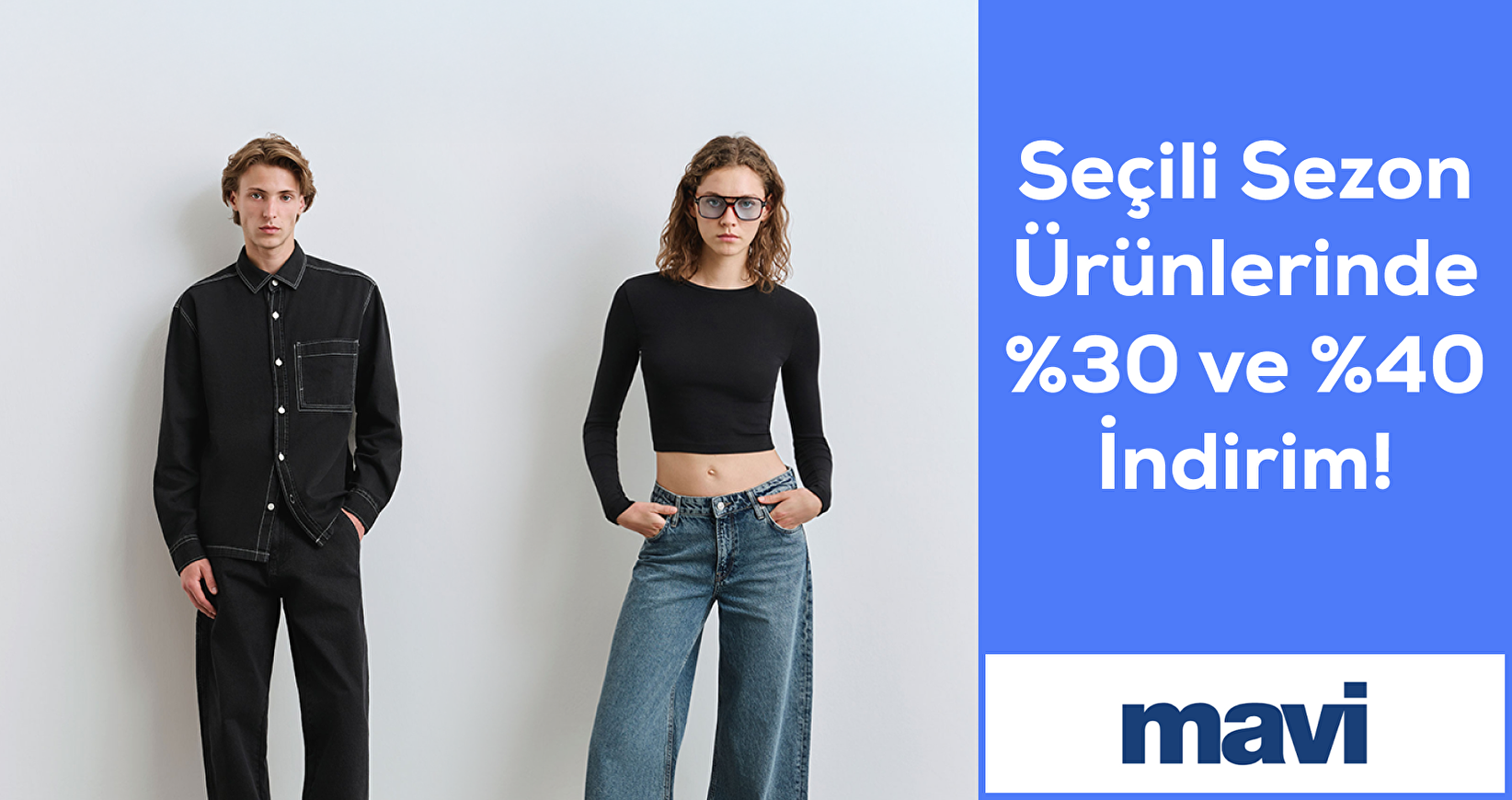 Mavi Seçili Sezon Ürünlerinde %30 ve %40 İndirim!