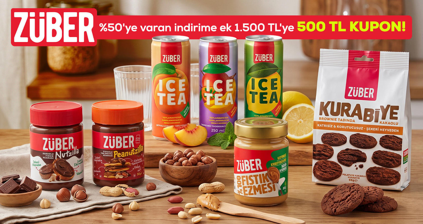 Züber %50'ye varan İndirim