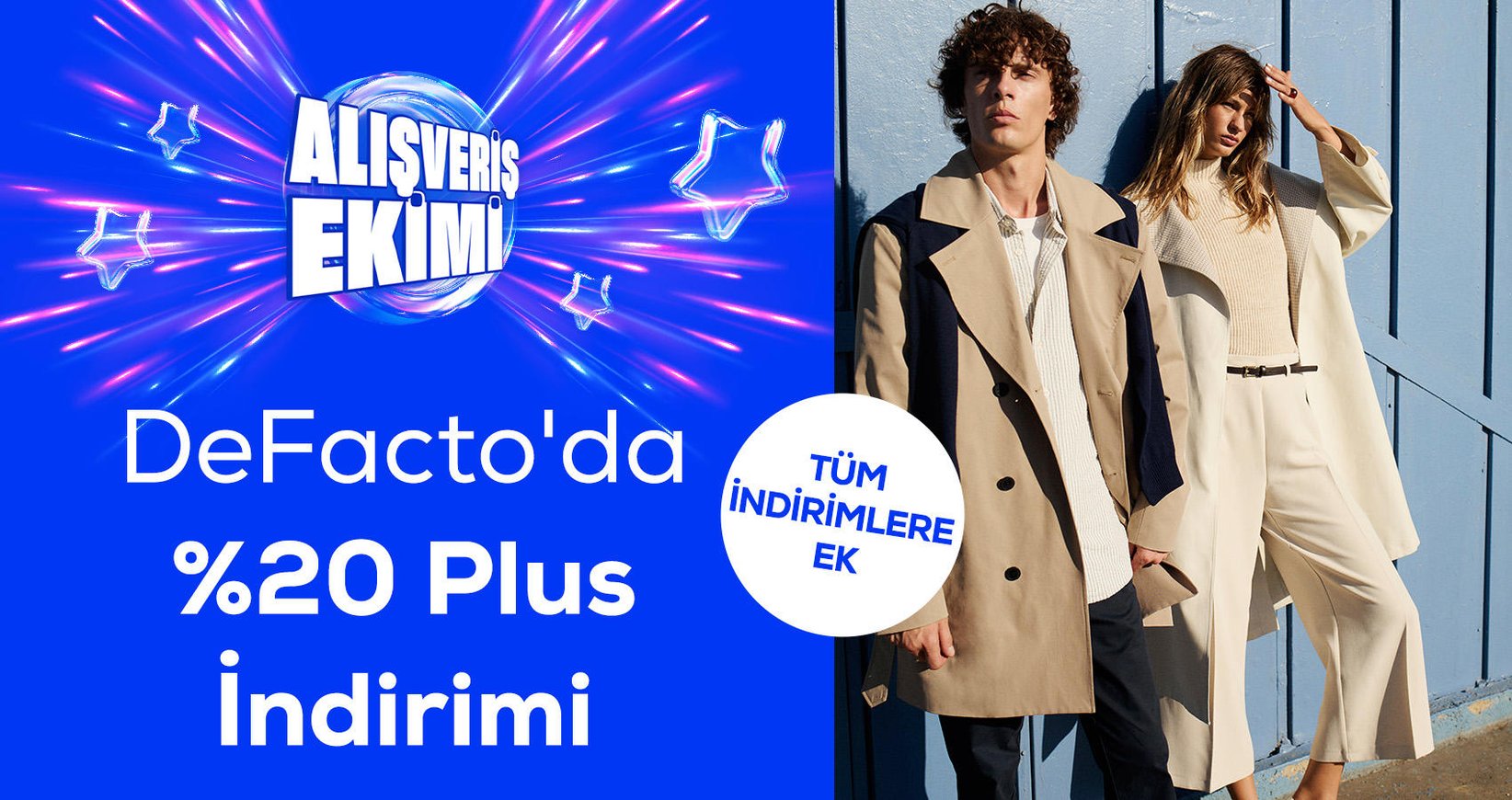 DeFacto'da İndirimler