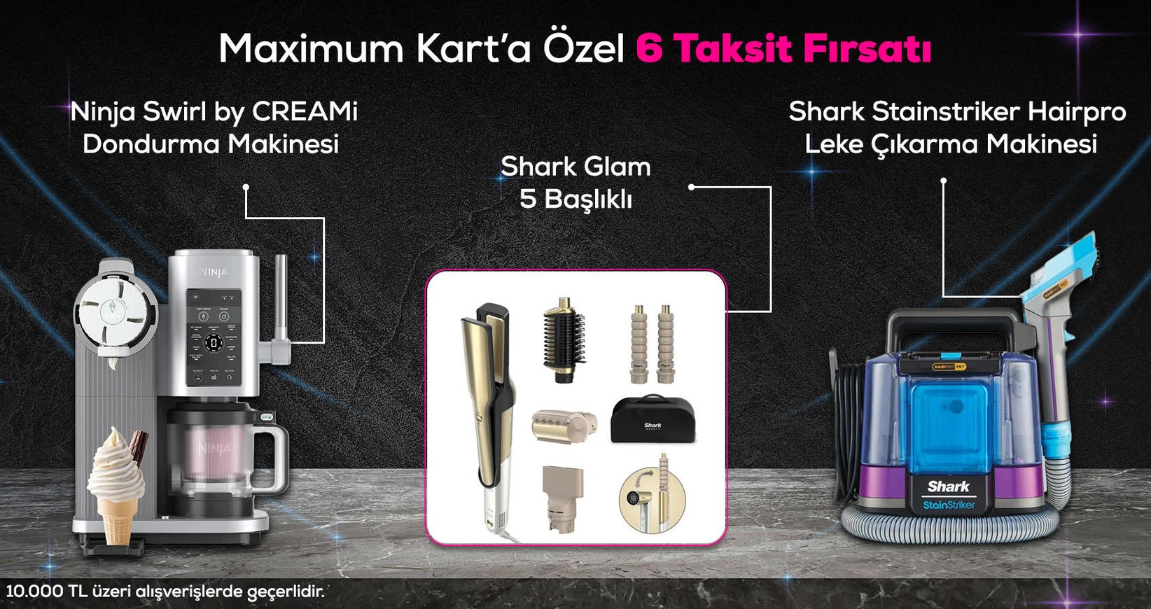 Shark ve Ninja Ürünlerinde Taksit Fırsatı