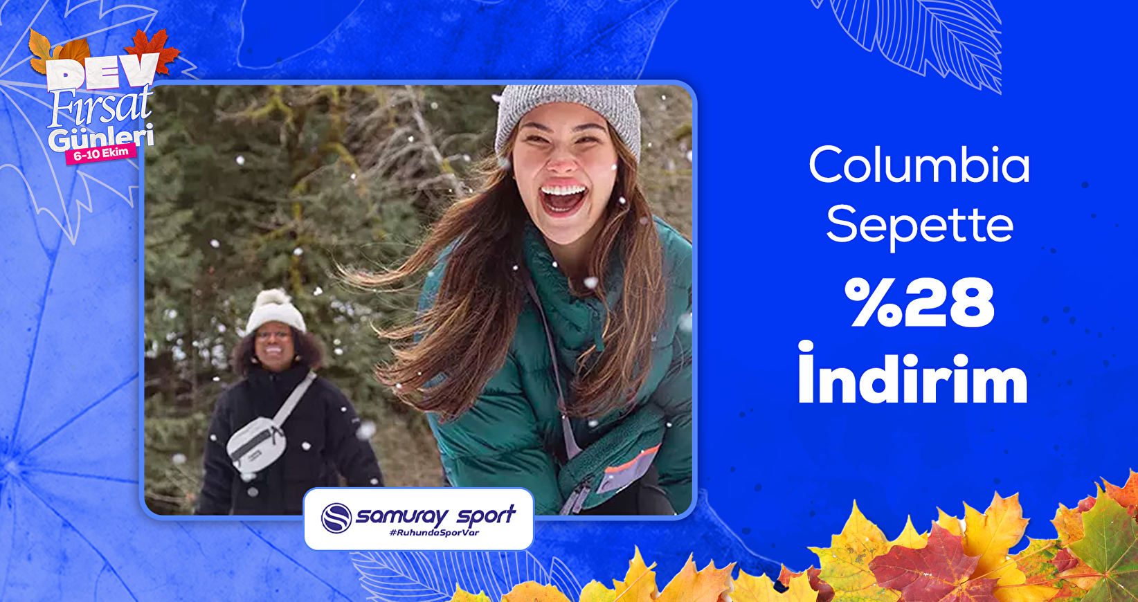 Columbia Sepette %28 İndirim 