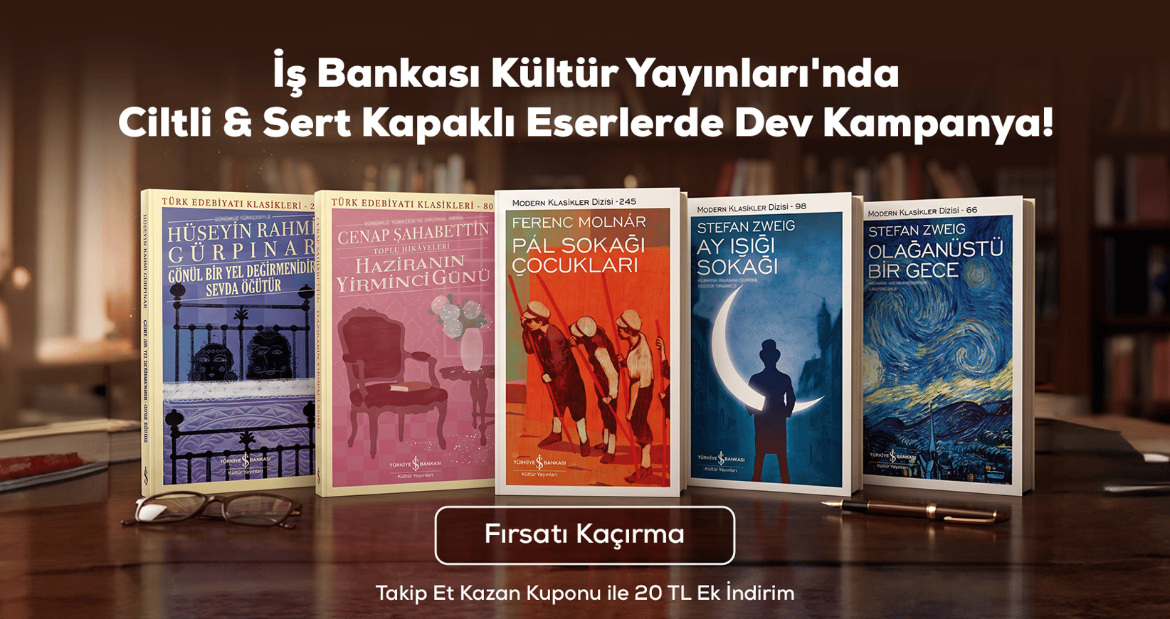 İş Kültür Yayınlarında Ciltli ve Sert Kapaklı Eserlerde Kampanya