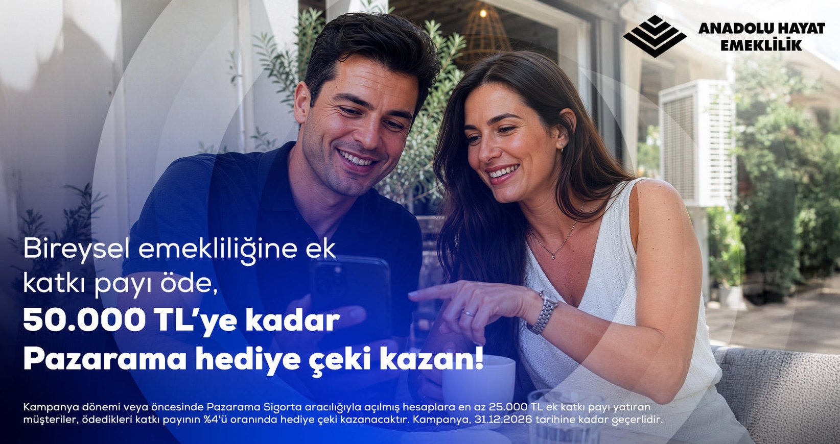 Bireysel Emeklilikte Ek Katkı Payı Öde 50.000 TL'ye kadar Hediye Çeki Kazan