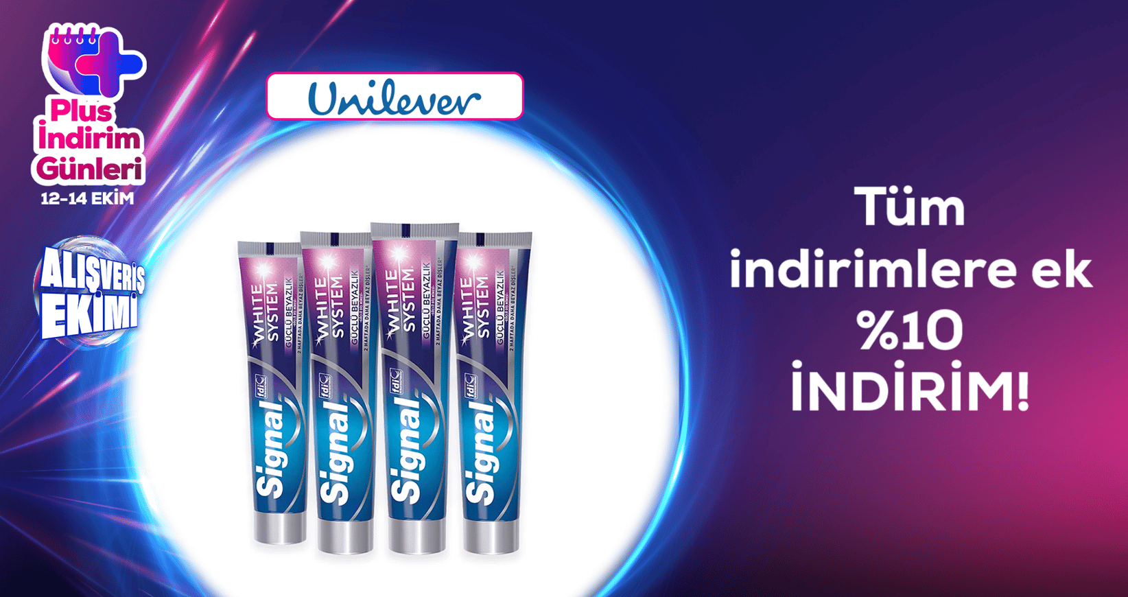 Unilever Tüm indirimlere ek %10 indirim
