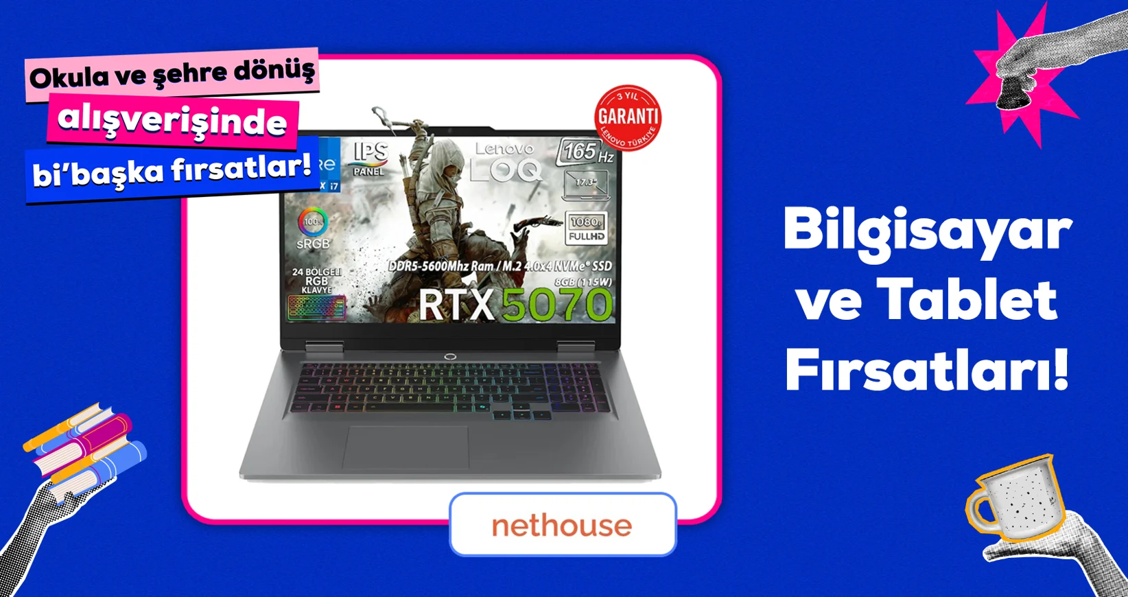 Nethouse Mağazasında Bilgisayar Ve Tablet Fırsatları!
