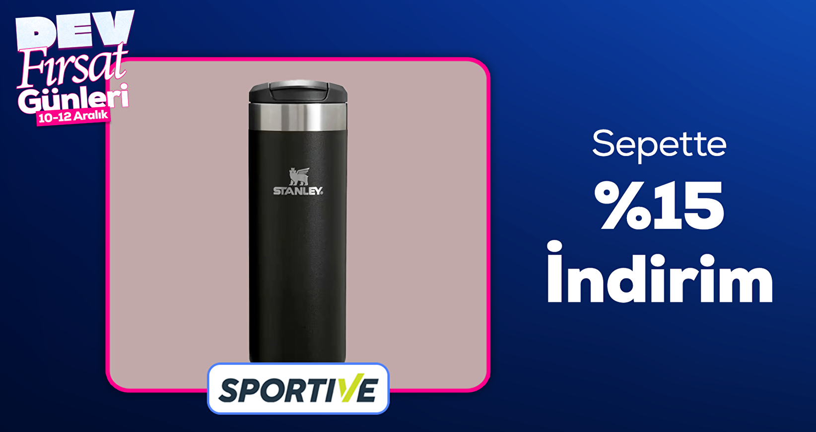 Sportive Sepette %15 İndirim
