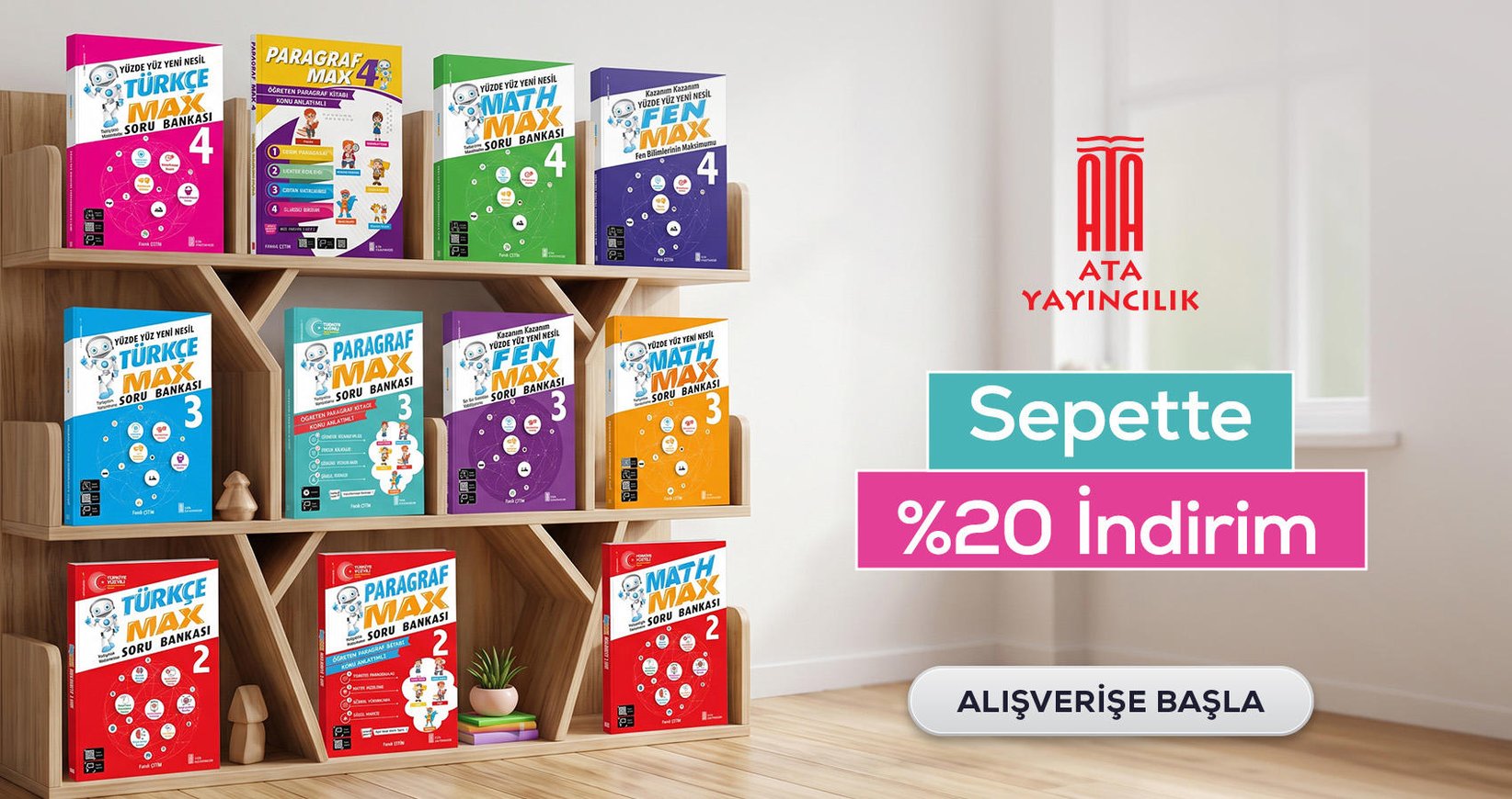 Ata Yayıncılık Sepette %20 İndirim