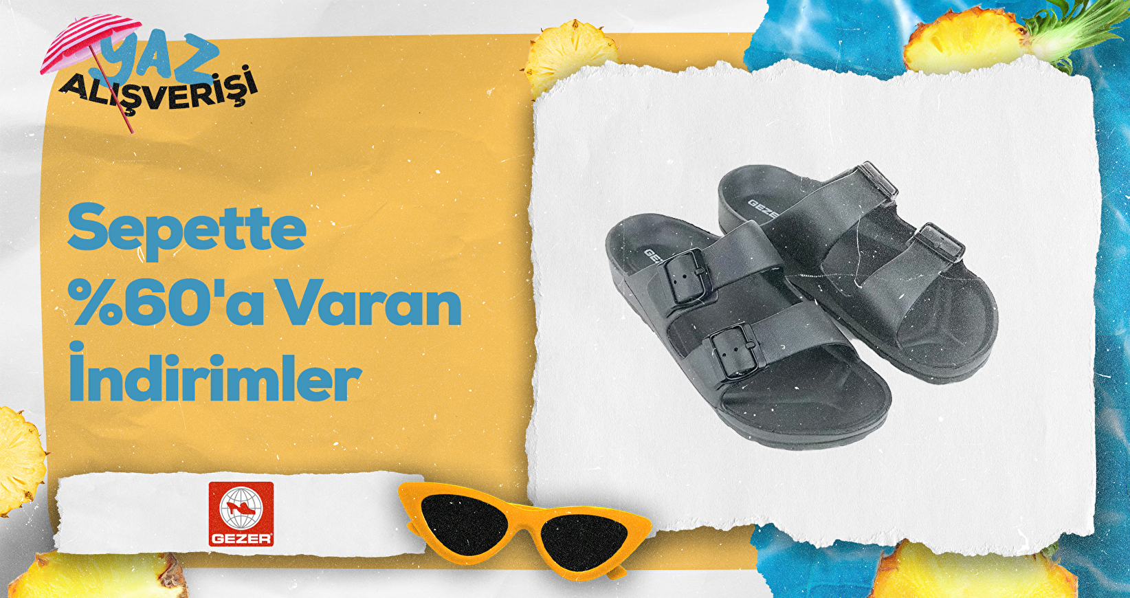 Gezer Sepette %60 a varan indirimler