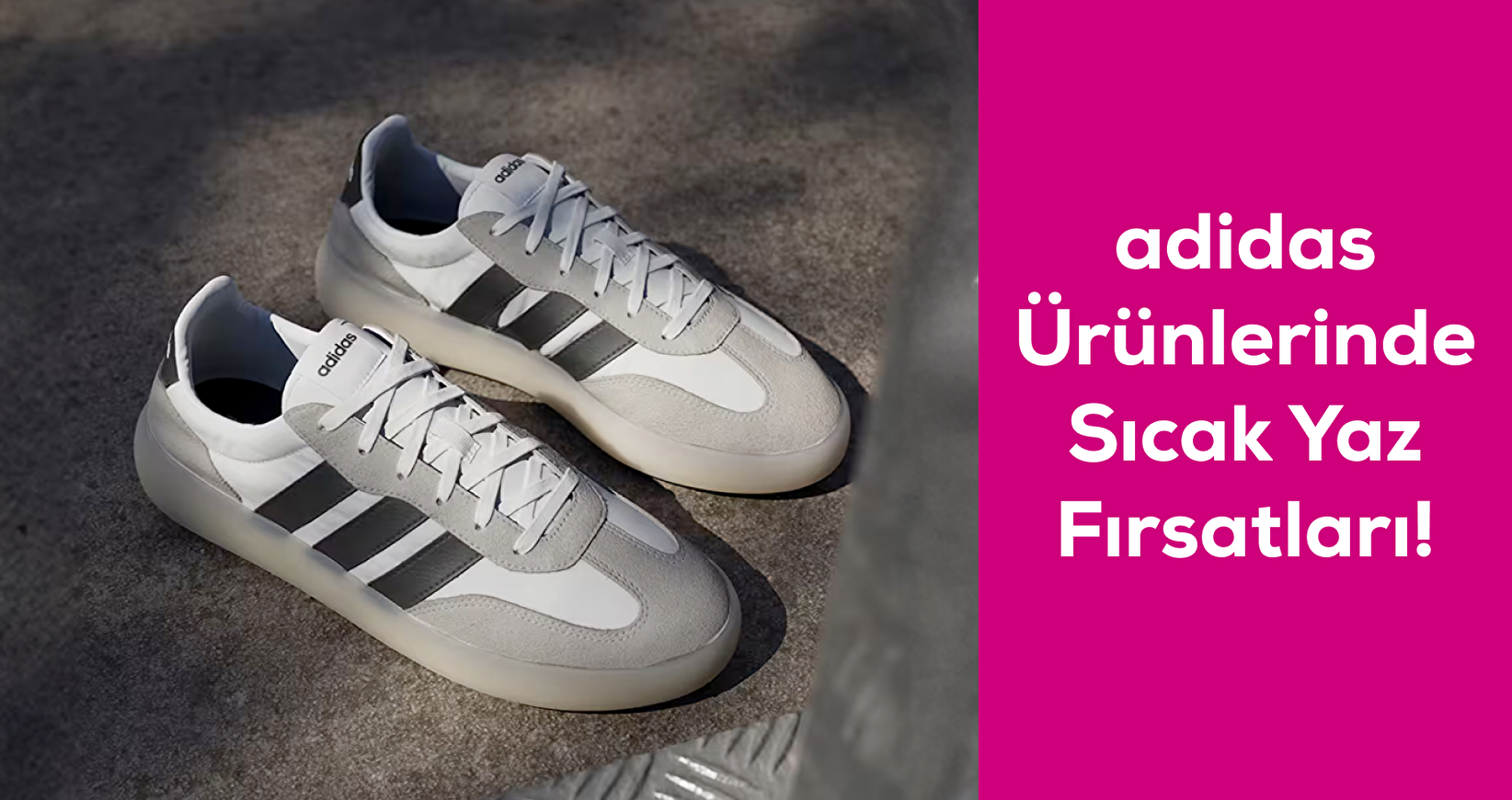 adidas ürünlerinde sıcak yaz fırsatları