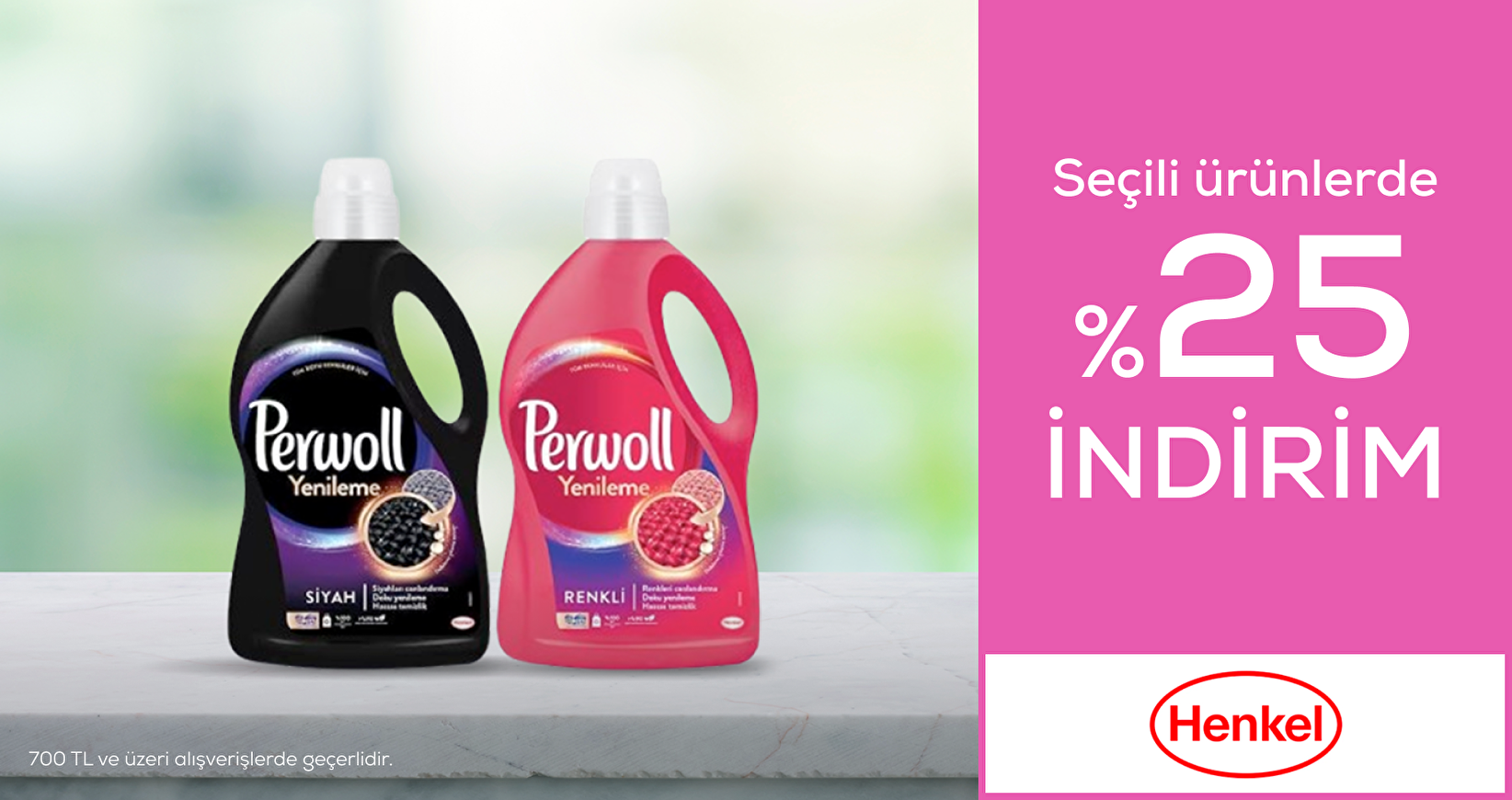 Henkel Seçili Ürünlerde %25 İndirim