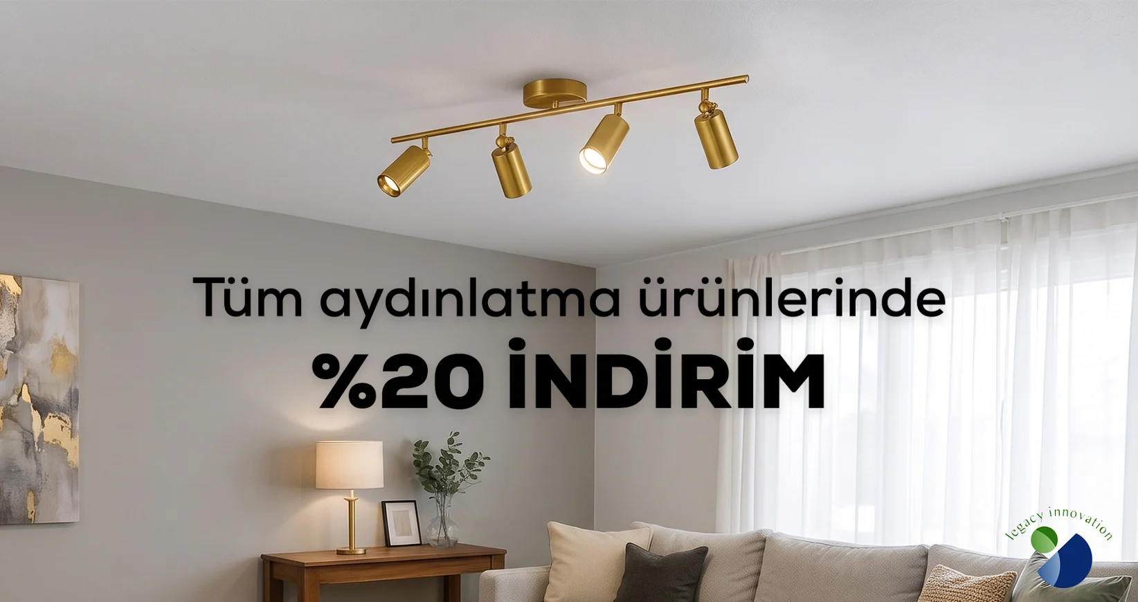 Aydınlatma Ürünlerinde %20 İndirim