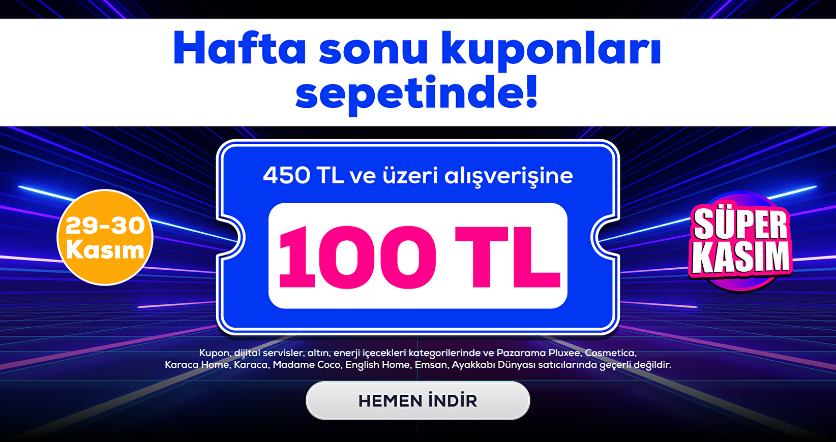 Hafta Sonu Kuponu