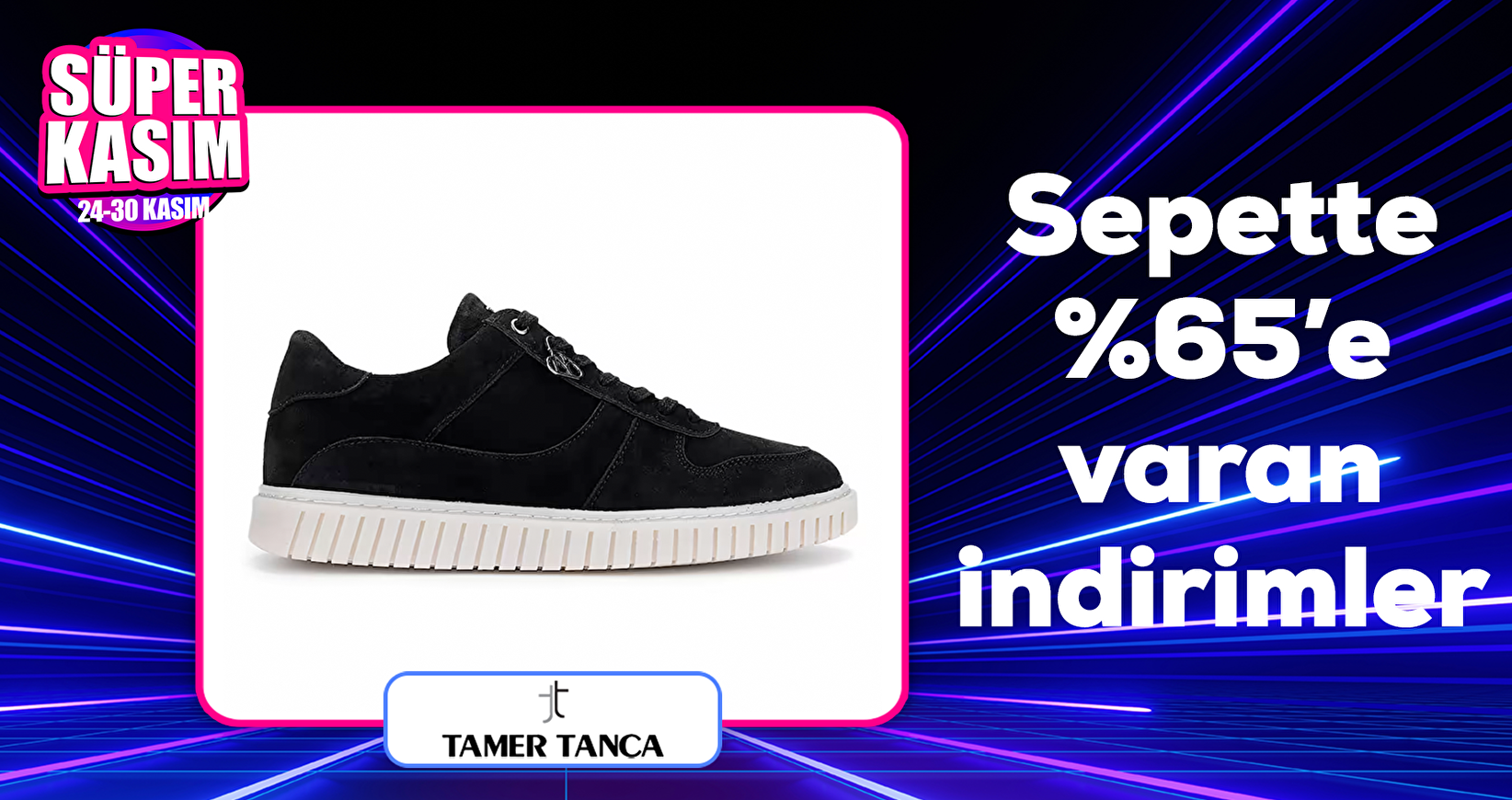 Tamer Tanca Sepette %65'e varan indirimler