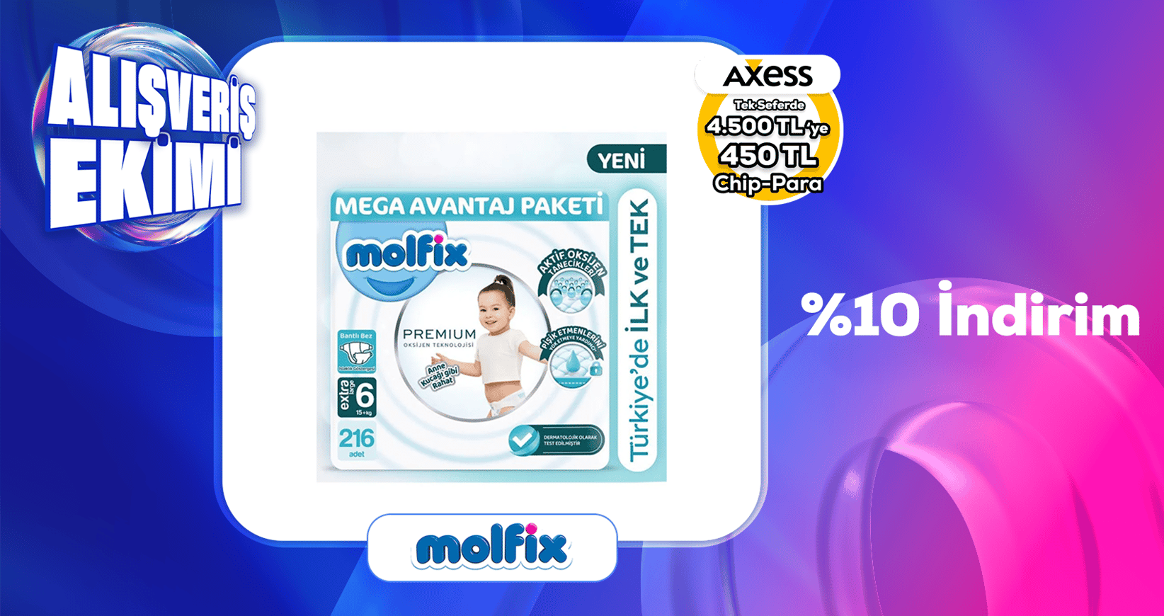 Molfix %10 İndirim