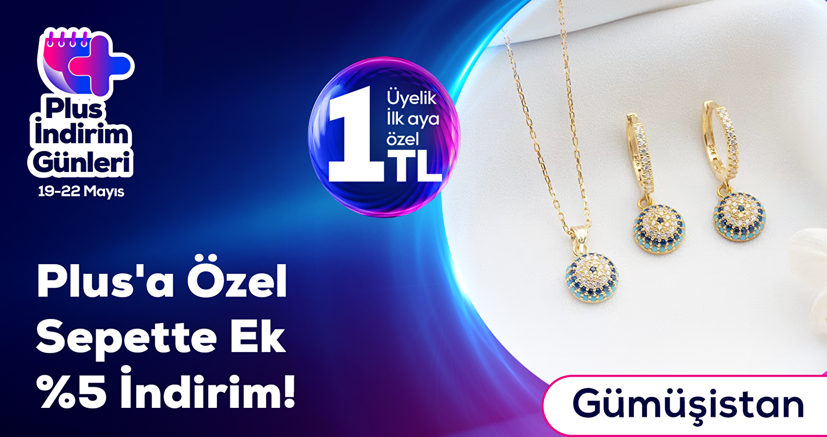Gümüşistan Sepette ek %5 indirim