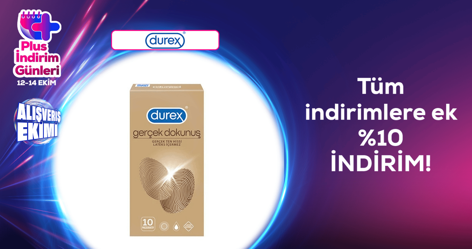 Durex Tüm indirimlere ek  %10 indirim