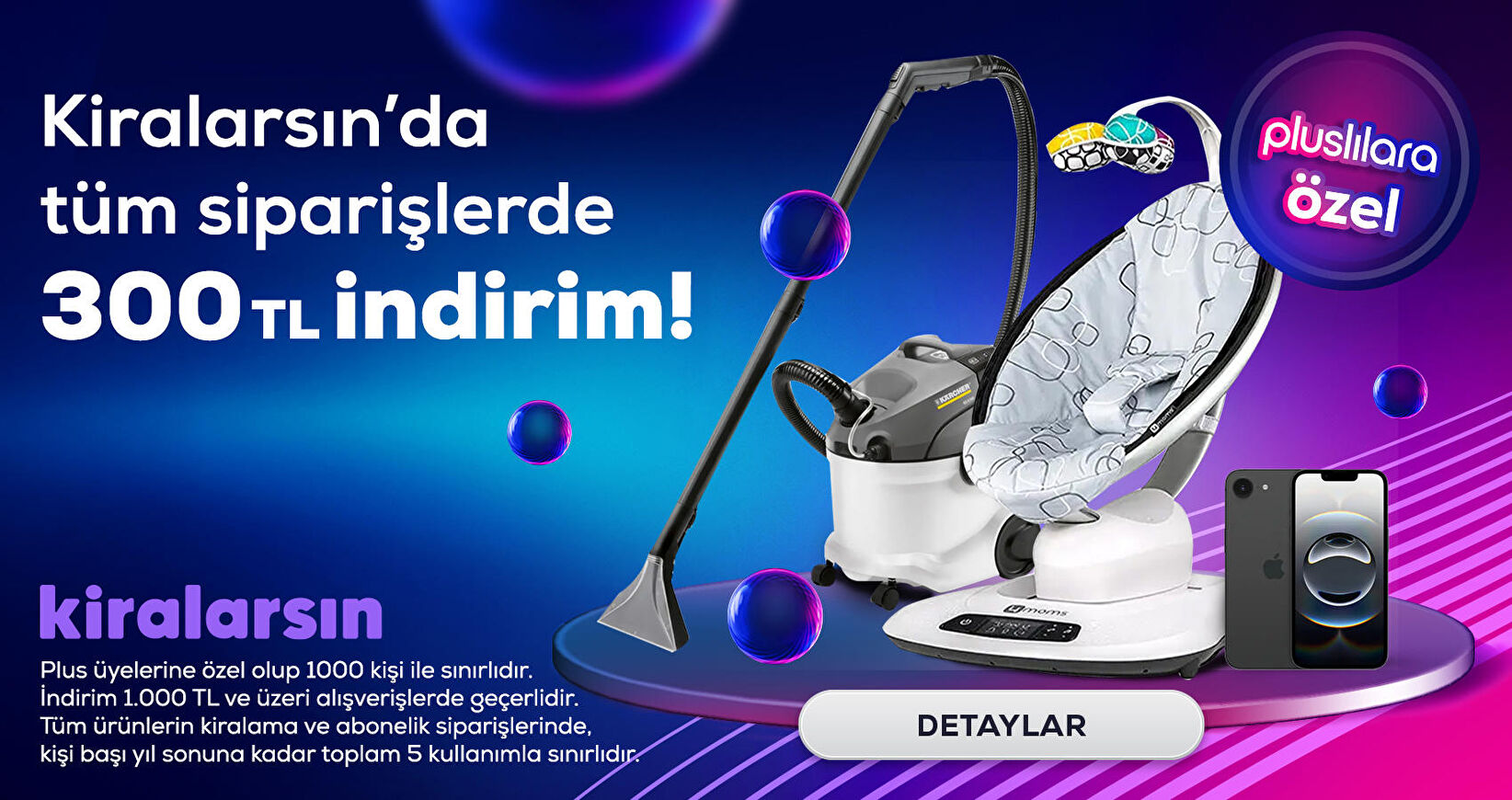 Kiralarsın 300 TL İndirim