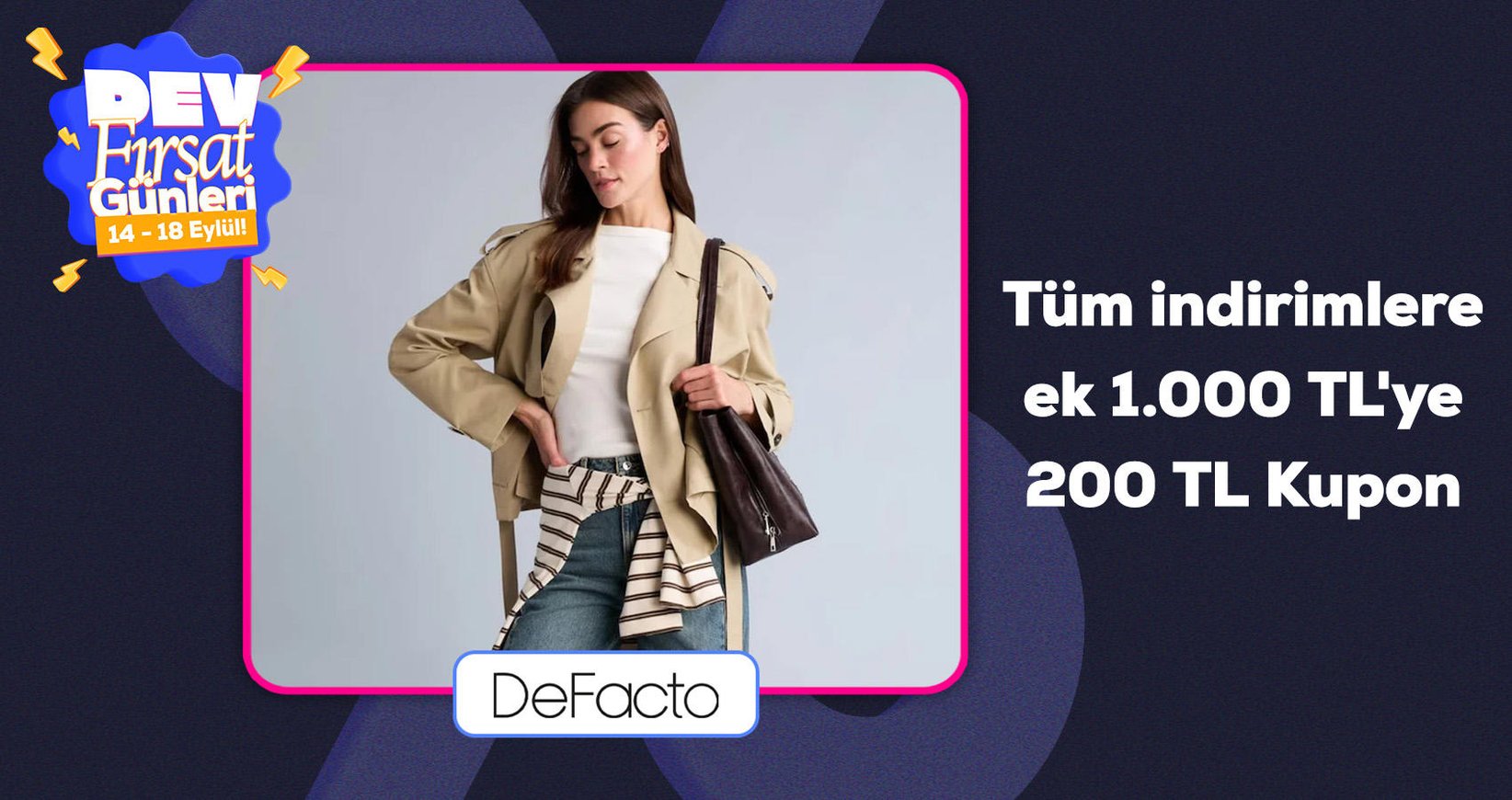 DeFacto Kupon Fırsatı