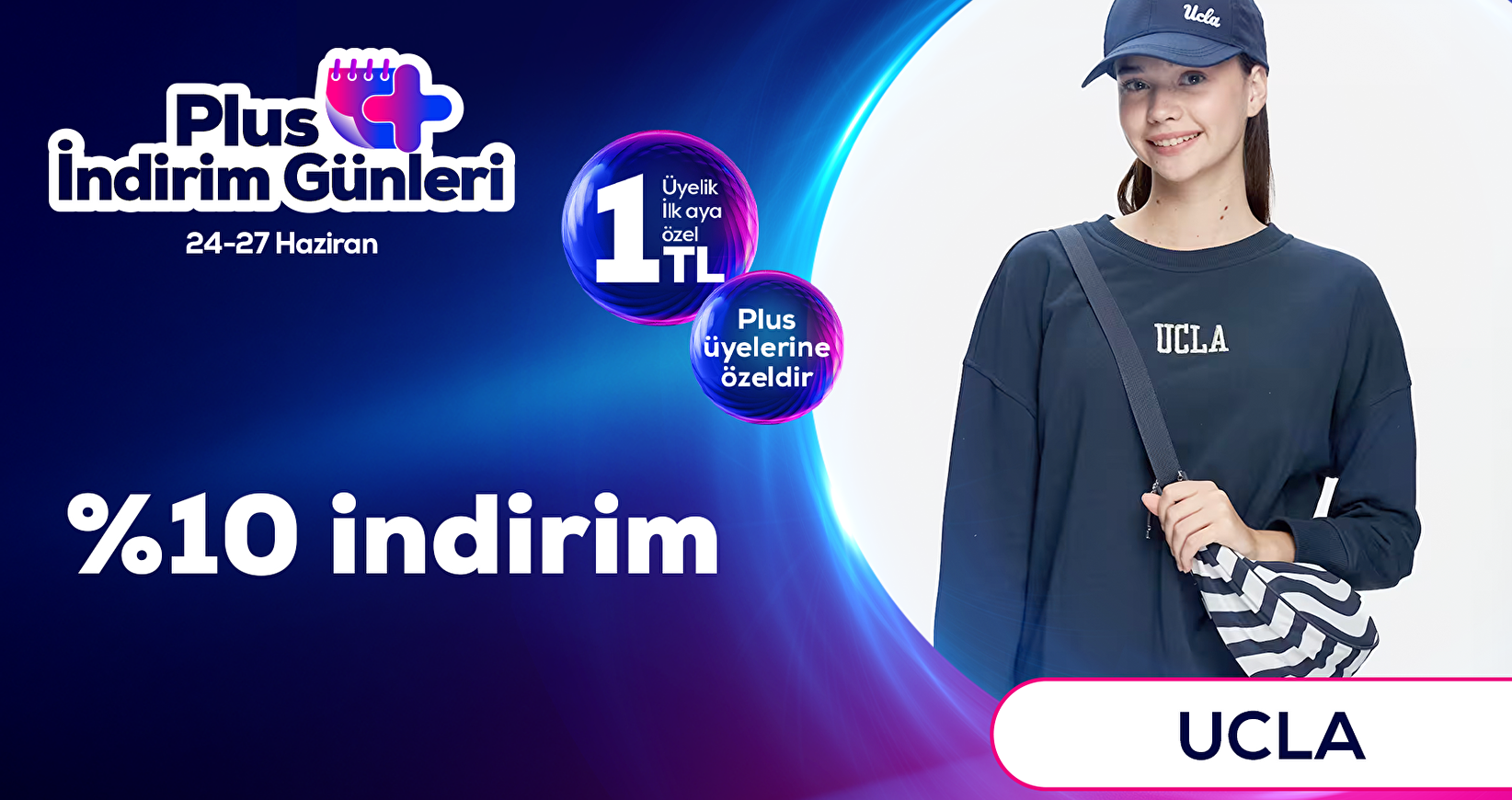 Pazarama Plus üyelerine özel UCLA mağazasında %10 indirim