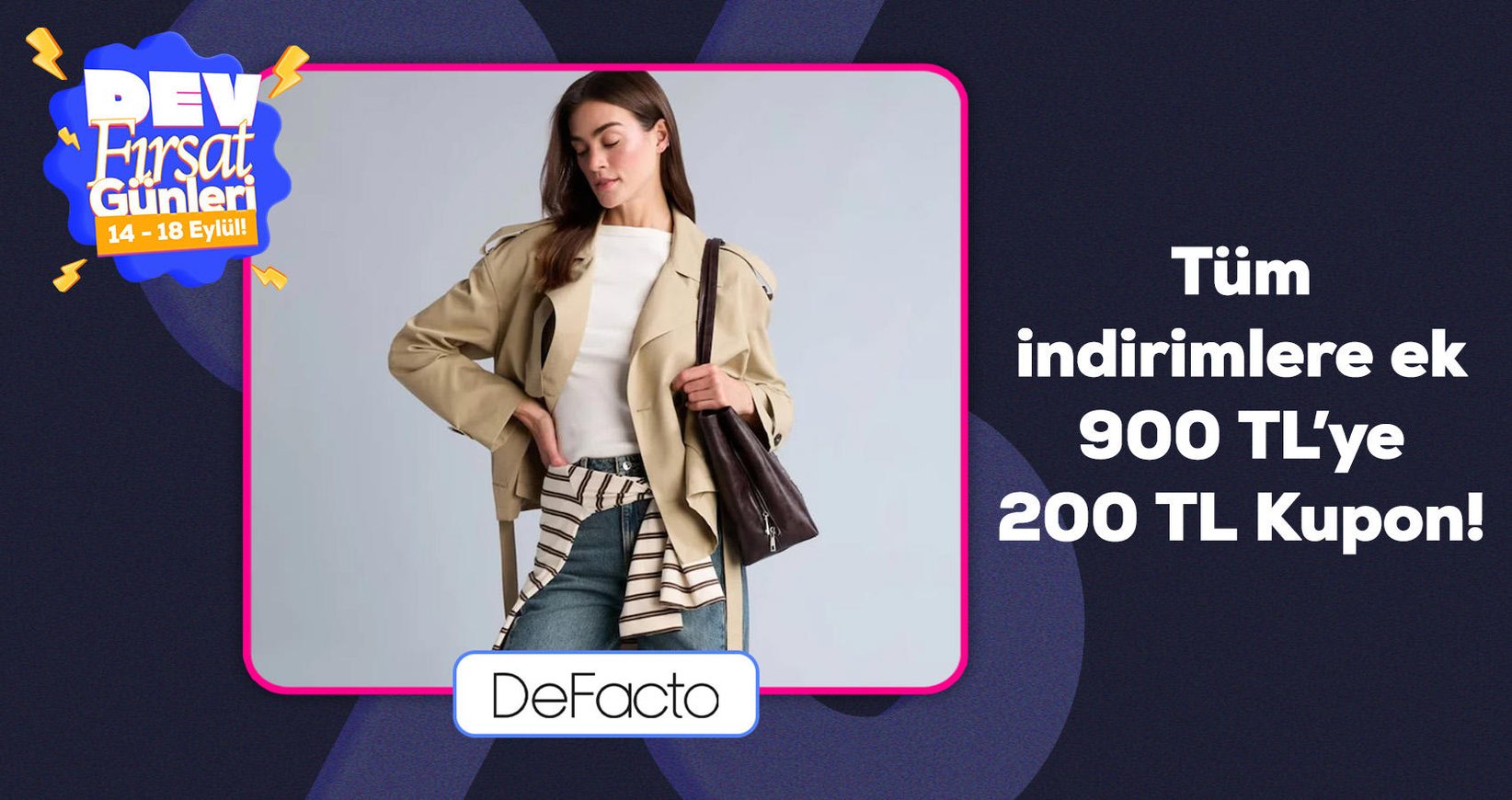 DeFacto Kupon Fırsatı