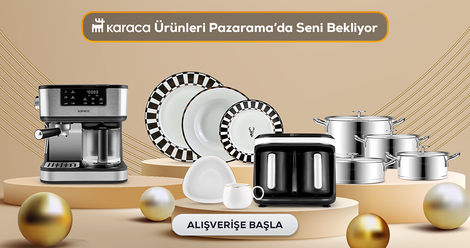 Karaca Şimdi Pazarama'da