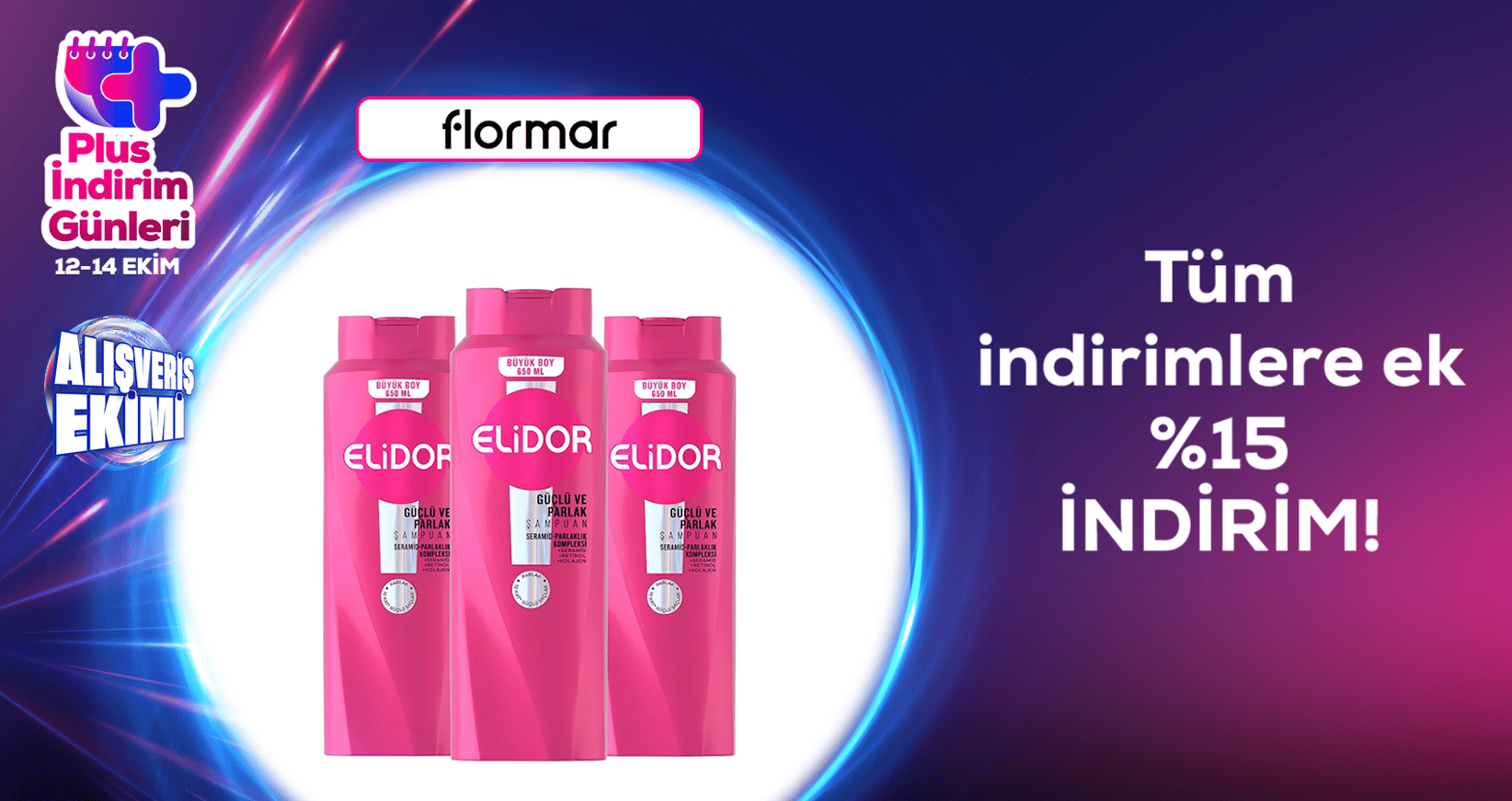 Flormar Tüm indirimlere ek  %15 indirim