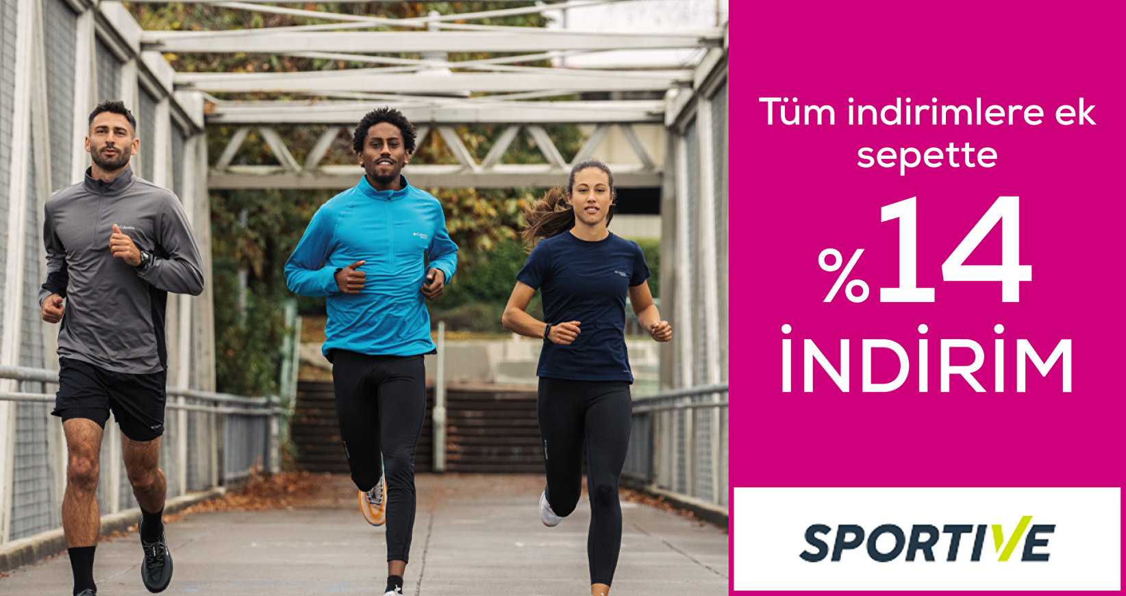 Sportive Mağazasında Sepette %14 İndirim