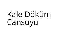 Kale Döküm Cansuyu