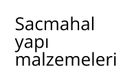 Sacmahal yapı malzemeleri
