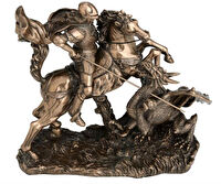 LUXXİ EJDERHA AVCISI SAVAŞÇI - OFİS HEDİYELİK MASAÜSTÜ DEKOROTİF ÜRÜNLER VE AKSESUARLAR