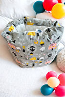 Emzirme Destek Kolluğu | Çift Taraflı, Gri Orman Desen, Kol Yastığı Model