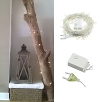 100 Ledli 8 Fonksiyonlu 10 Metre Led Aydınlatma Dekor Lambası (beyaz) (5673)