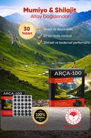 %100 Saf Mumiyo 30'lu Tablet Kırgızistan'dan İthal Shilajit