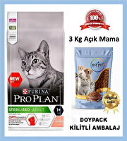 Pro Plan Sterilised Somonlu Kısır Kedi Maması 3 kg