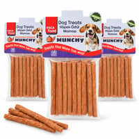 Esca Food Munchy Çubuk Balkabaklı Havuçlu 12 cm 25'li Köpek Ödül Maması 3'lü Paket