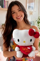 Hello Kitty Peluş Oyuncak 30 cm – Kalpli I Love You | Sevgiliye, Kıza ve Arkadaşa Hediye