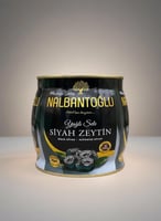 2kg Özel Seçim İri Boy Kahvaltılık Doğal Yağlı Sele Siyah Zeytin
