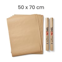 50X70 Cm Kraft Kağıt Rulo 20 Adet - Ambalaj, Paketleme Ve Hobi Kağıdı (2 Rulo Set)