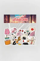 Japon Temalı Kültürel 42 Adet Sticker Paketi Japonya Laptop Termos Telefon Etiket Seti