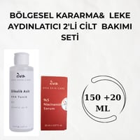 Doa Kozmetik Bölgesel Kararma & Leke Aydınlatıcı İkili Rutin Seti Glikolik Asit ve Tranexamic serum