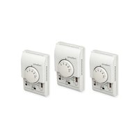 Smallart TR-110M Mekanik Fancoil Termostatı 3'lü Set 2/4 Borulu 3 Kademe Fan 3 Adet